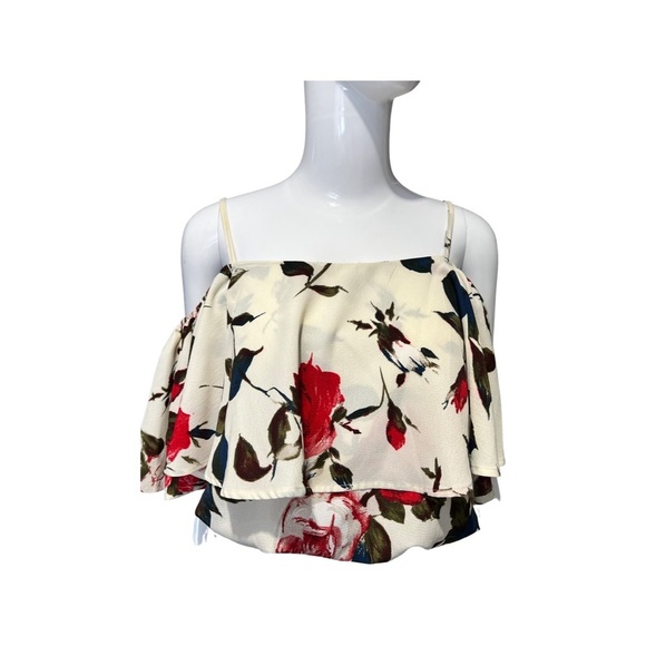 COPY - PAPILLON CROP FLORAL SHIRT XS - Picture 3 of 7